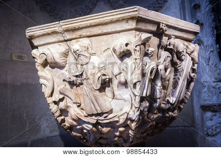 Baptismal Chapel Of The Cathedral Of Avila, Spain