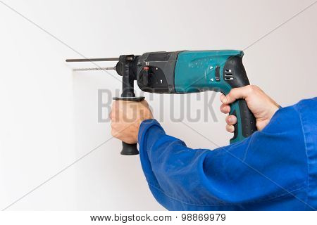 Wall boring by perforator process