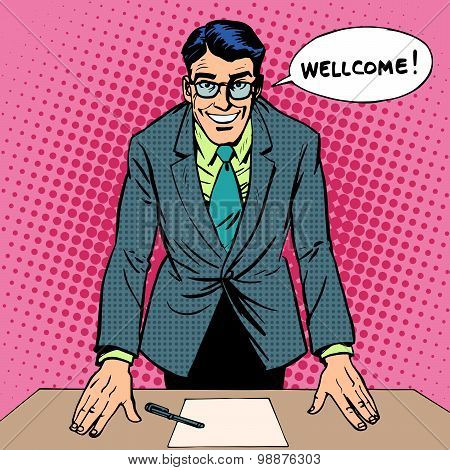 Welcome man