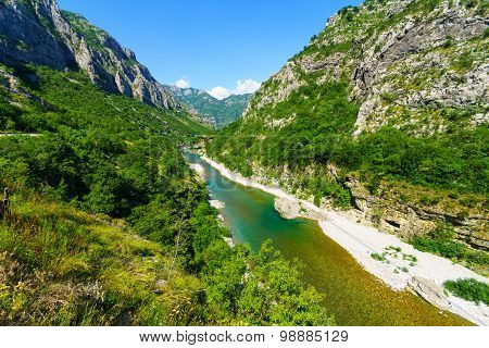 Moraca River And Canyon