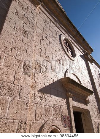 Muhraqa Monastery On Mount Carmel L In The Place Of The Prophet Elijah Fight With The Prophets Boal