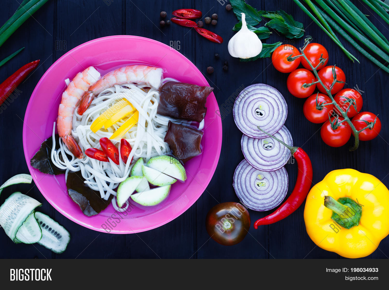 Thai Soup Udon Noodle Image & Photo (Free Trial) Bigstock