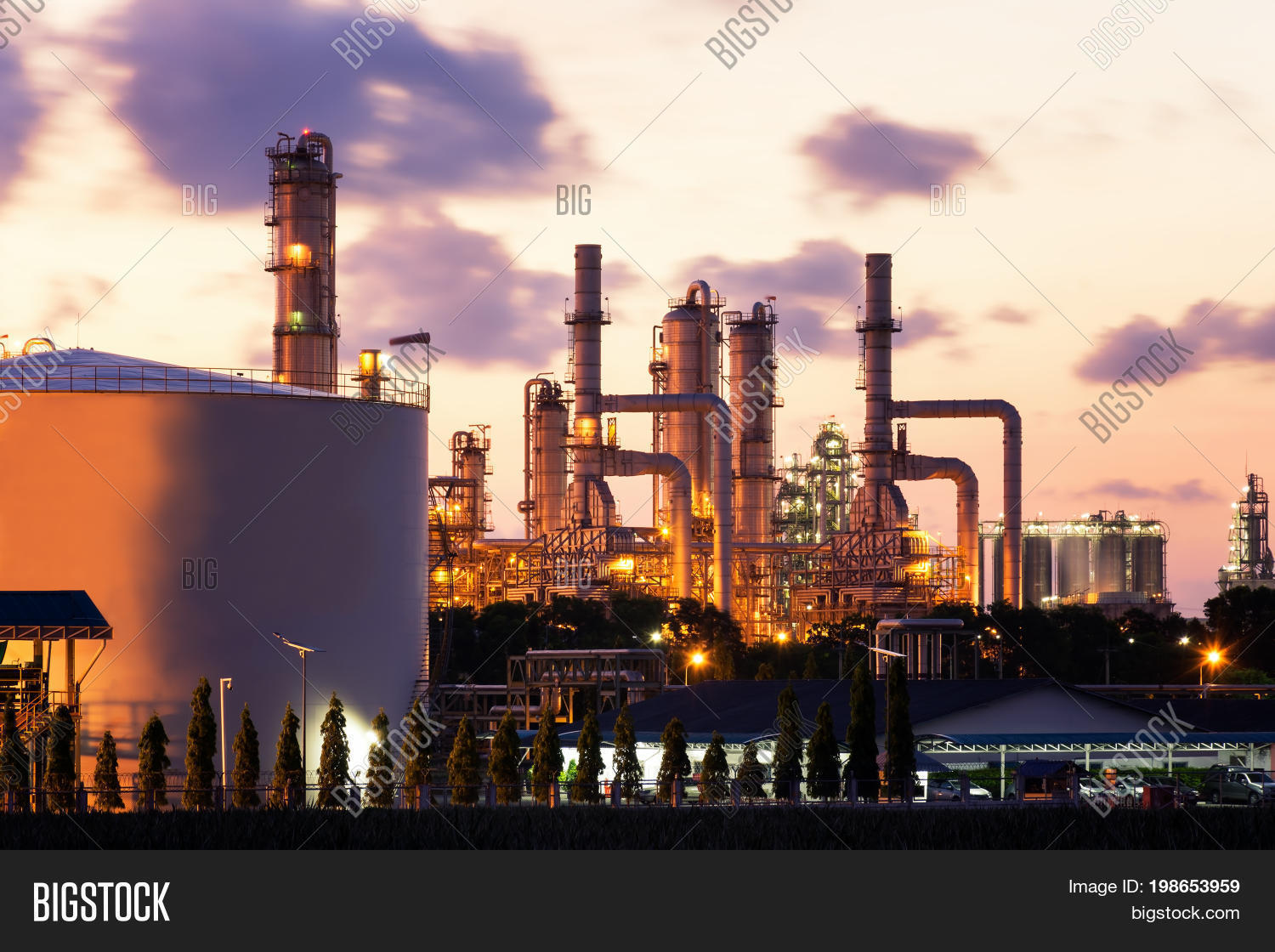 Oil Refinery Factory Image & Photo (Free Trial) Bigstock