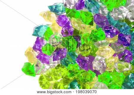 Color Plastic Diamonds