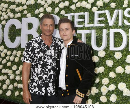 LOS ANGELES - AUG 1:  Rob Lowe, John Lowe at the CBS TV Studios Summer Soiree TCA Party 2017 at the CBS Studio Center on August 1, 2017 in Studio City, CA