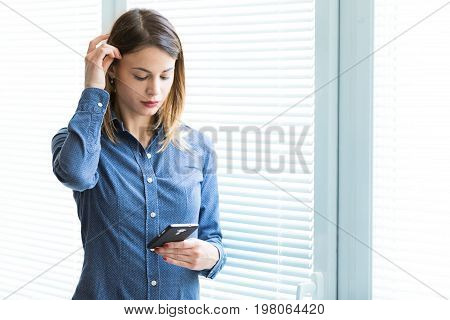 Young Woman Turning To Stare At The Camera