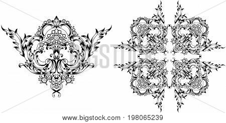 Vintage ornament, baroque ornament, scroll ornament, engraving ornament, border ornament, floral ornament, retro pattern, antique pattern, style acanthus pattern, foliage pattern, swirl pattern decorative pattern, filigree pattern. vector