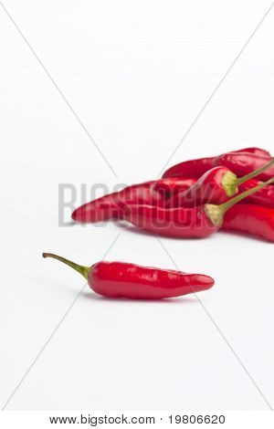 Rojos calientes chiles