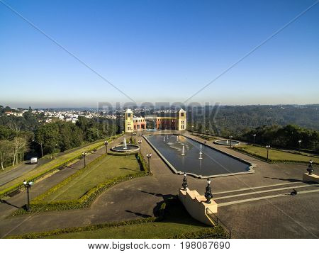 Aerial View Of Tangua Park. Curitiba, Parana/brazil. July, 2017.