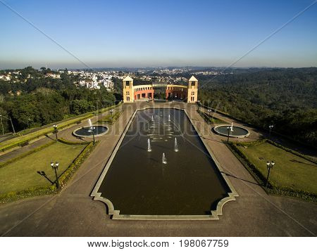 Aerial View Of Tangua Park. Curitiba, Parana/brazil. July, 2017.
