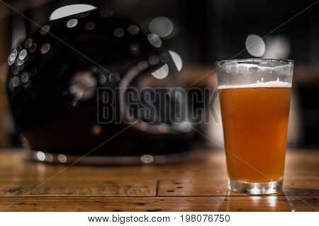 Drink Dont Ride , Glass Of Beer And Helmet