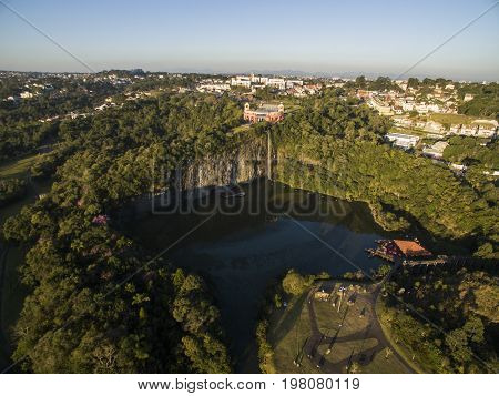 Aerial View Of Tangua Park. Curitiba, Parana/brazil. July, 2017.