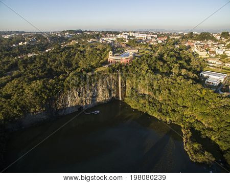 Aerial View Of Tangua Park. Curitiba, Parana/brazil. July, 2017.