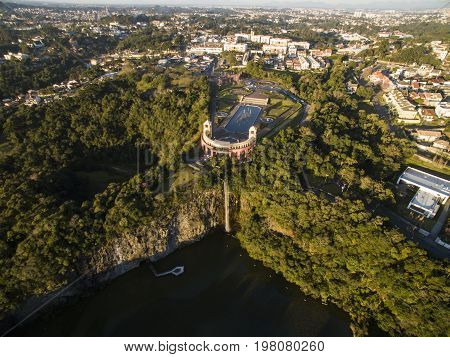 Aerial View Of Tangua Park. Curitiba, Parana/brazil. July, 2017.