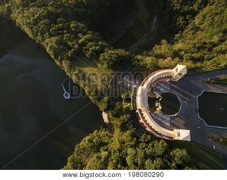 Aerial View Of Tangua Park. Curitiba, Parana/brazil. July, 2017.