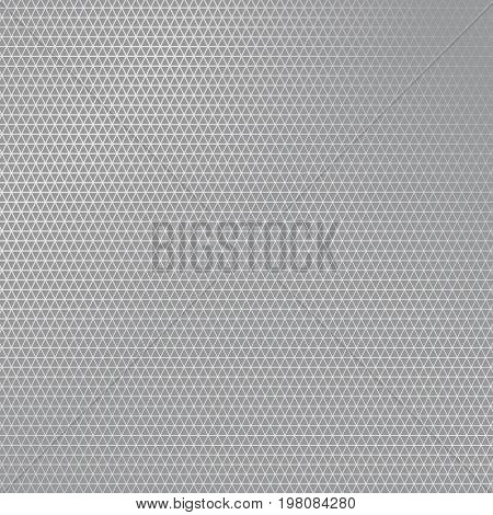 Abstract traingular white mesh background. Vector design.