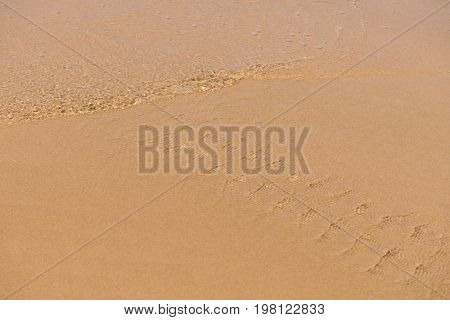 Water Forms And Effects All Over The Beach