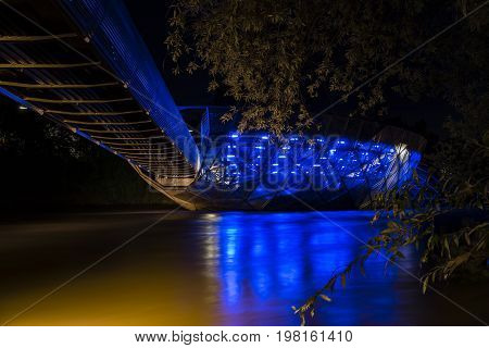 the Murinsel is a impressive Landmark in the City of Graz