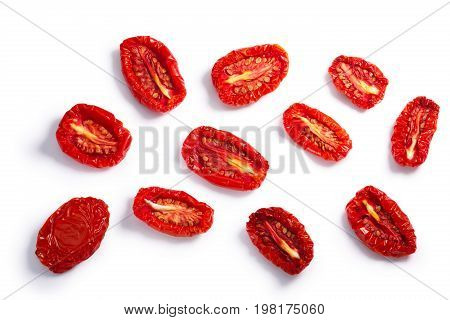 Sundried Tomato Halves, Paths, Top View
