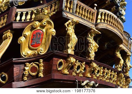 The Gaelic of the Pirates (Neptune) in Genoa The Gaelic of the Pirates is the reproduction of a 1600 Spanish Galeon built specifically for the film 
