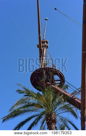 The Gaelic of the Pirates (Neptune) in Genoa The Gaelic of the Pirates is the reproduction of a 1600 Spanish Galeon built specifically for the film 