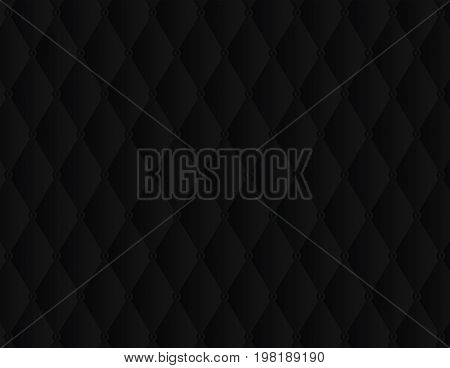 Luxurious pure black clear couch background pattern template design