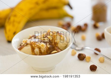 Icecream Made Of Frozen Banana