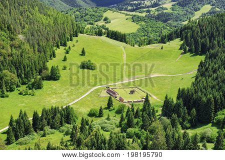 Beautiful nature in Great Fatra mountains Slovakia