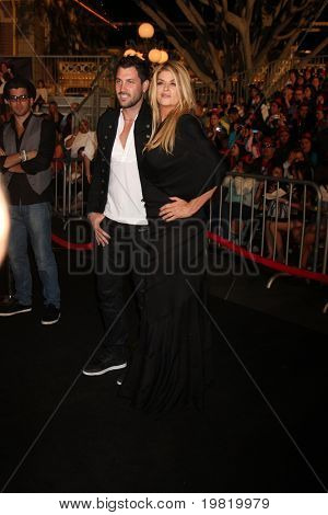 LOS ANGELES - MAY 7:  Maksim Chmerkovskiy, Kirstie Alley arriving at the 