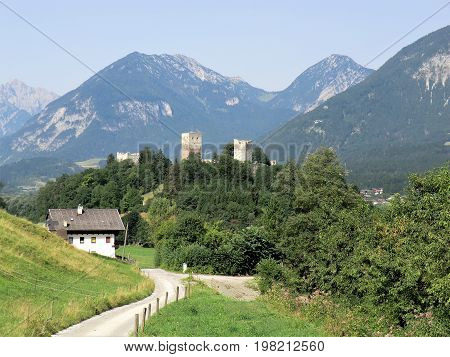 Castle Kropfsberg near Alpbach in the Tyrol, Austria