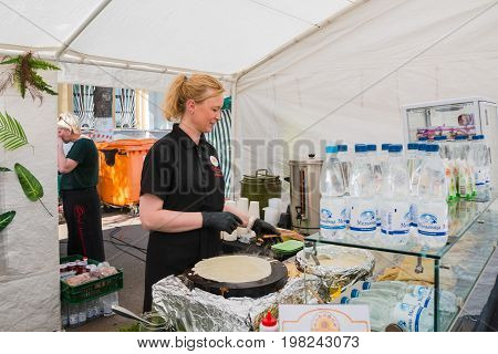 People During The Open Festival Called Delicious Vyatka Vkusna