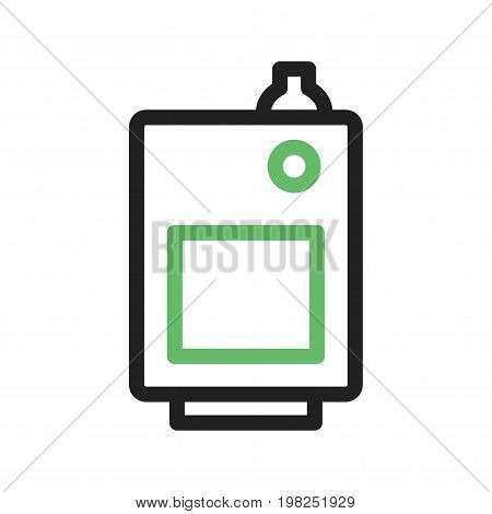 Boiler, fuel, solid icon vector image. Can also be used for Climatic Equipment. Suitable for use on web apps, mobile apps and print media.