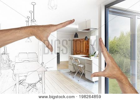Planned  Renovation On A Modern Luxery Kitchen