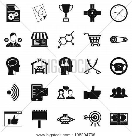 General director icons set. Simple set of 25 general director vector icons for web isolated on white background