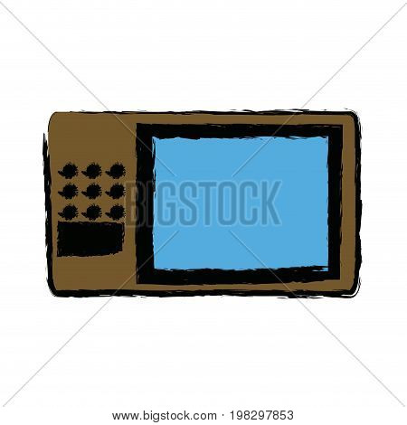 remote sensing system smart autonomous technology vector illustration