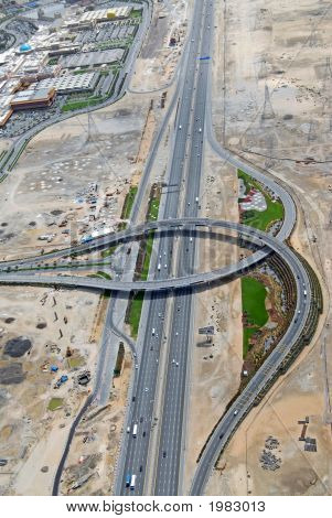 Quinto intercâmbio na Sheikh Zayed Road