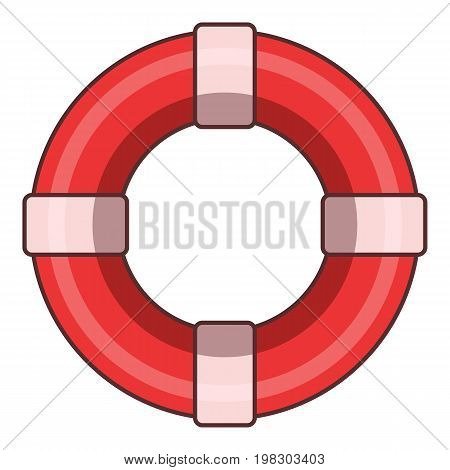 Lifeline icon. Cartoon illustration of lifeline vector icon for web design