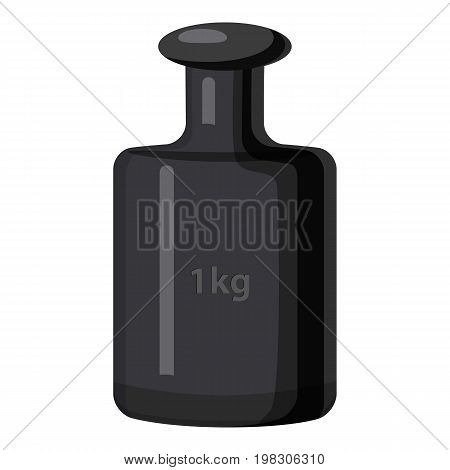 Weight 1 kg icon. Cartoon illustration of weight 1 kg vector icon for web design