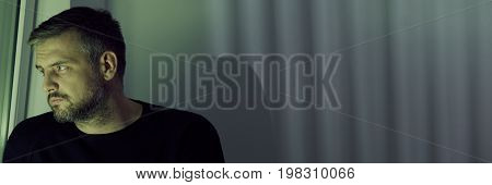 Man Having Emotional Problems