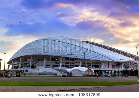 Fisht Olympic Stadium In Sochi, Adler, Russia