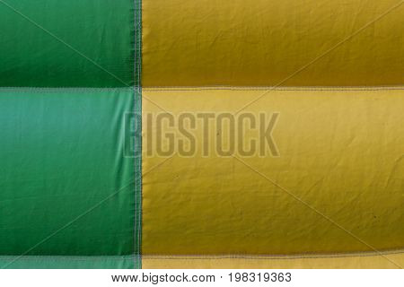 Green Yellow Pvc Tarpaulin Detail Background