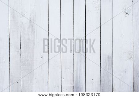 White wooden background, image of obsolote painted wood texture,