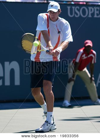 LOS ANGELES, CA. - AUGUST 2: Sam Querrey og Carsten Ball (billedet) spiller i Herre finalen i den 