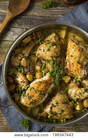 Homemade Baked Chicken Vesuvio