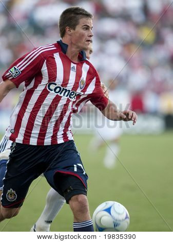 Justin Braun CARSON, CA. - 1 listopada: w czasie meczu półfinału konferencji MLS Chivas Regal