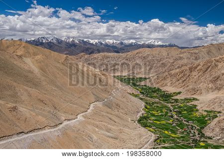 Landscape aroung Lake Pangong (Pangong Tso) in Ladakh, India