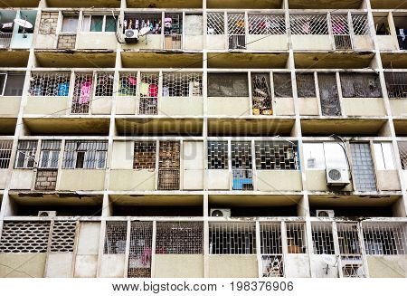 Apartment exterion building view in Maputo, Mozambique