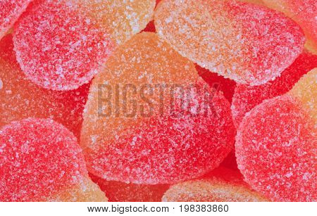 image of many Multicolor Fruit Jelly at day