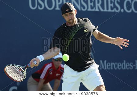LOS ANGELES, CA. - 29 lipca: Benjamin Becker Niemiec (na zdjęciu) i [WC] James Blake USA gry