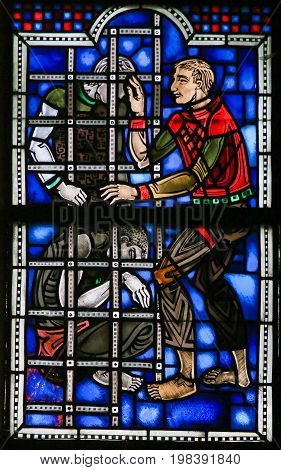 Stained Glass In Worms - Visit The Imprisoned
